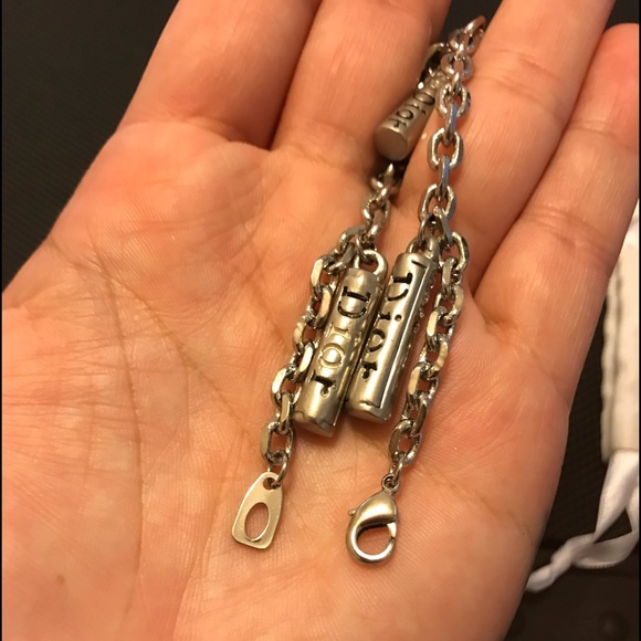 ❤️TRADED❤️Dior silver tone rhinestone bracelet - Picture 8 of 8